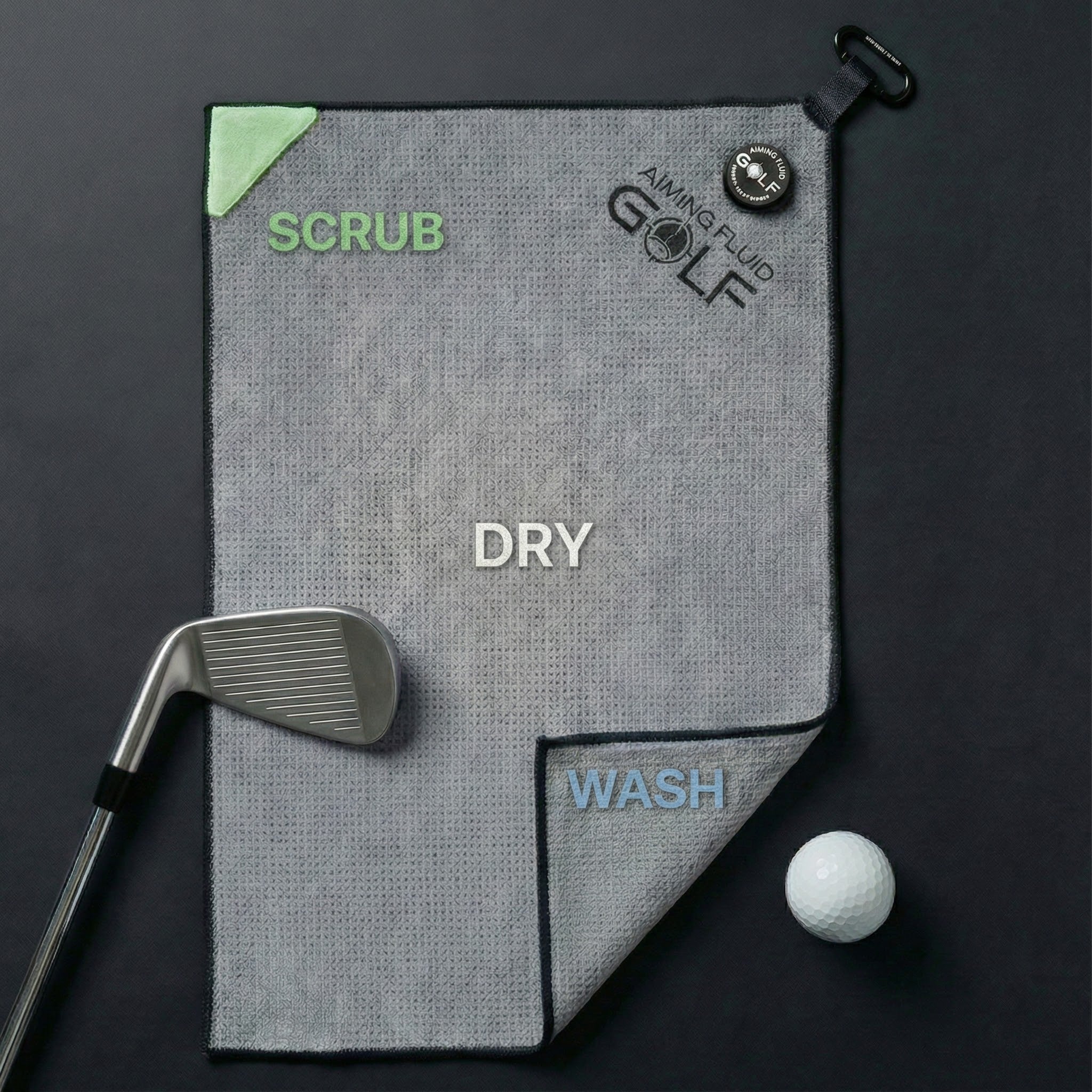 Magna-Anchor™ Magnetic Golf Towel – The 40 (16×40)